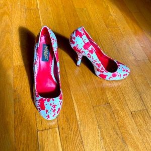 COPY - Blood splatter sexy Halloween high heels